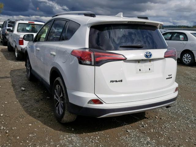 JTMRJREV4GD028268 - 2016 TOYOTA RAV4 HV XL WHITE photo 3