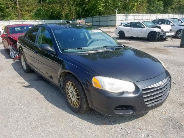 1C3EL56R94N243142 - 2004 CHRYSLER SEBRING LX BLACK photo 1