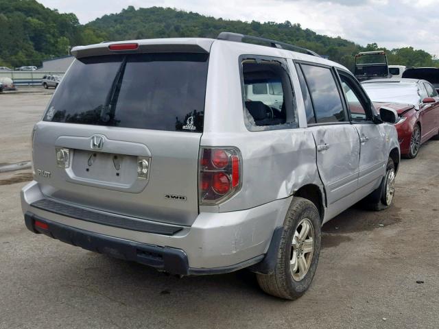 5FNYF18288B036187 - 2008 HONDA PILOT VP SILVER photo 4