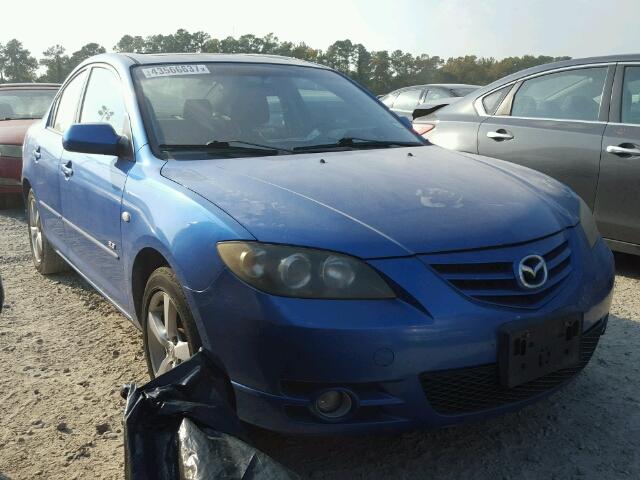 JM1BK123141177821 - 2004 MAZDA 3 S BLUE photo 1