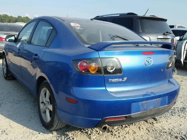 JM1BK123141177821 - 2004 MAZDA 3 S BLUE photo 3