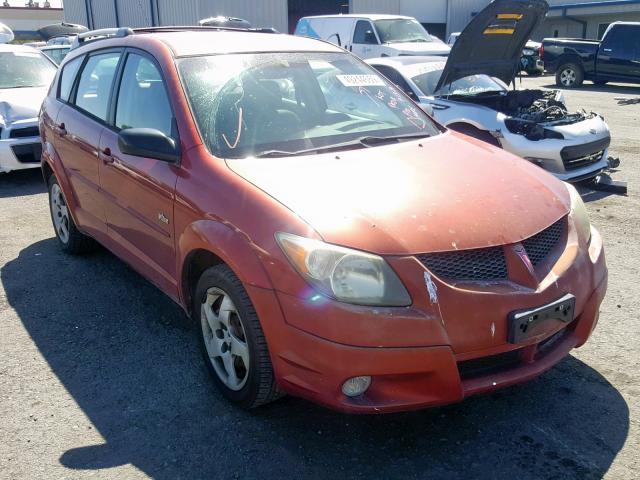 5Y2SL62893Z480321 - 2003 PONTIAC VIBE RED photo 1