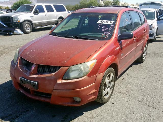 5Y2SL62893Z480321 - 2003 PONTIAC VIBE RED photo 2