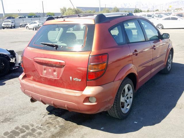 5Y2SL62893Z480321 - 2003 PONTIAC VIBE RED photo 4