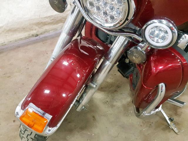 1HD1FCW105Y656792 - 2005 HARLEY-DAVIDSON FLHTCUI MAROON photo 10