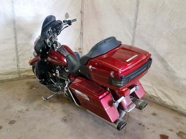 1HD1FCW105Y656792 - 2005 HARLEY-DAVIDSON FLHTCUI MAROON photo 3