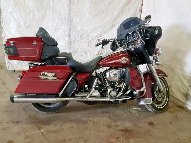 1HD1FCW105Y656792 - 2005 HARLEY-DAVIDSON FLHTCUI MAROON photo 9