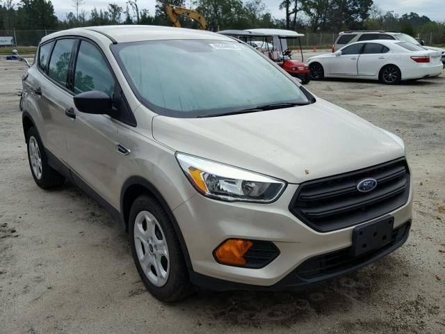 1FMCU0F75HUB74894 - 2017 FORD ESCAPE S GRAY photo 1