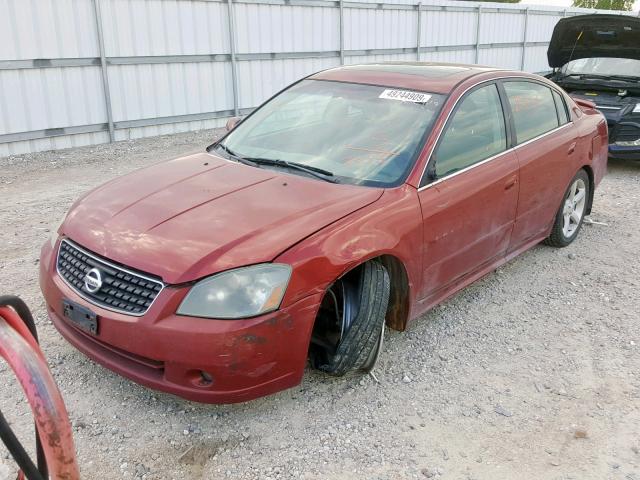 1N4BL11DX6C112535 - 2006 NISSAN ALTIMA SE RED photo 2