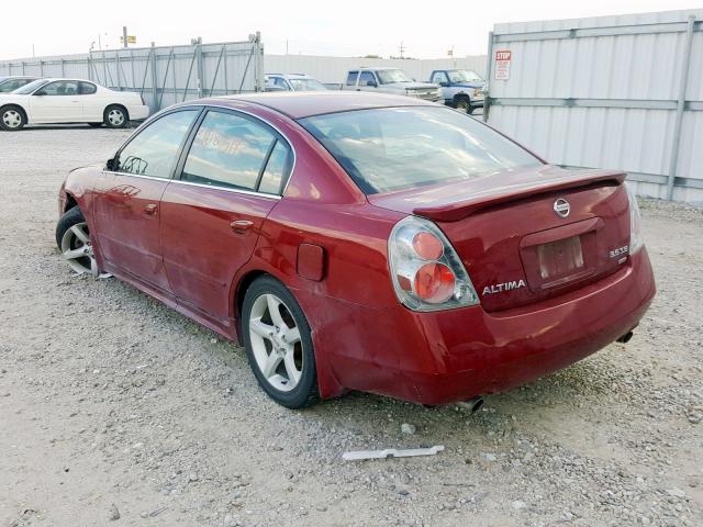 1N4BL11DX6C112535 - 2006 NISSAN ALTIMA SE RED photo 3