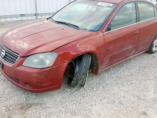 1N4BL11DX6C112535 - 2006 NISSAN ALTIMA SE RED photo 9