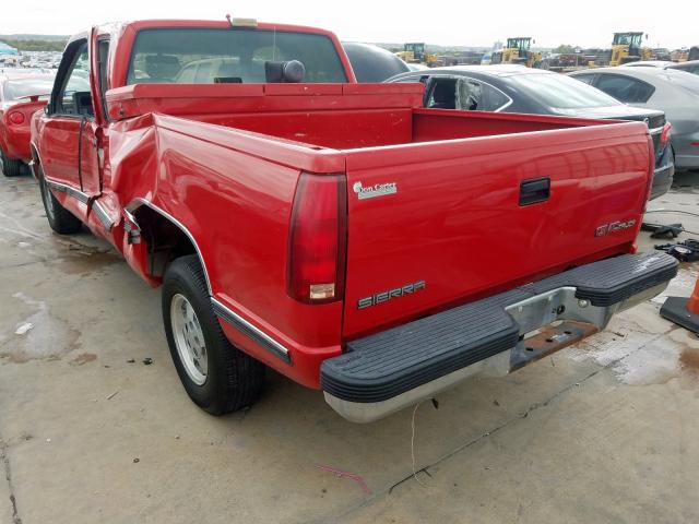 2GTEC19K4P1524306 - 1993 GMC SIERRA C15 RED photo 3