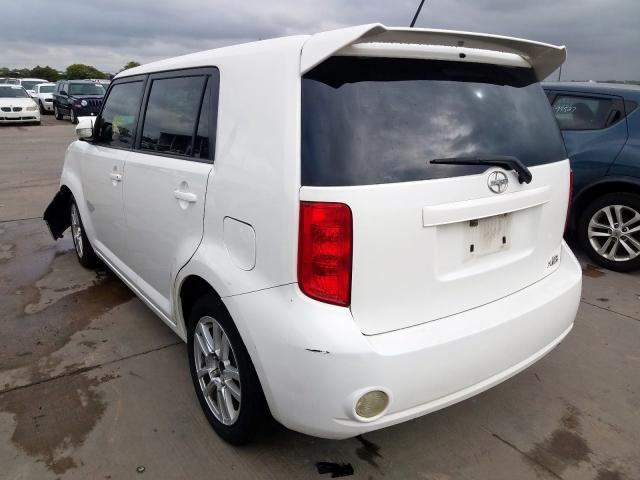 JTLZE4FE9A1110287 - 2010 TOYOTA SCION XB თეთრი ფოტო 3