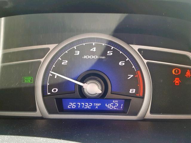 2HGFG11099H004116 - 2009 HONDA CIVIC EXL 黑色 照片 8