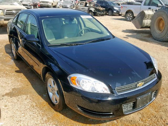 2G1WT58K669429672 - 2006 CHEVROLET IMPALA LT BLACK photo 1