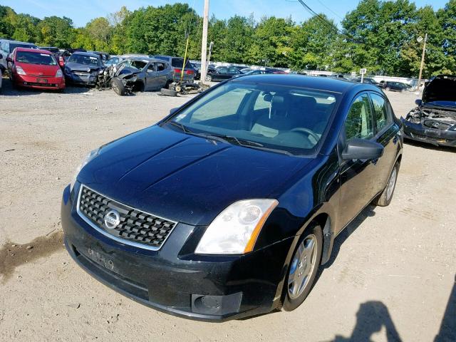 3N1AB61E58L761801 - 2008 NISSAN SENTRA 2.0 BLACK photo 2