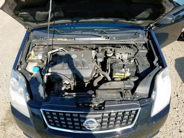 3N1AB61E58L761801 - 2008 NISSAN SENTRA 2.0 BLACK photo 7