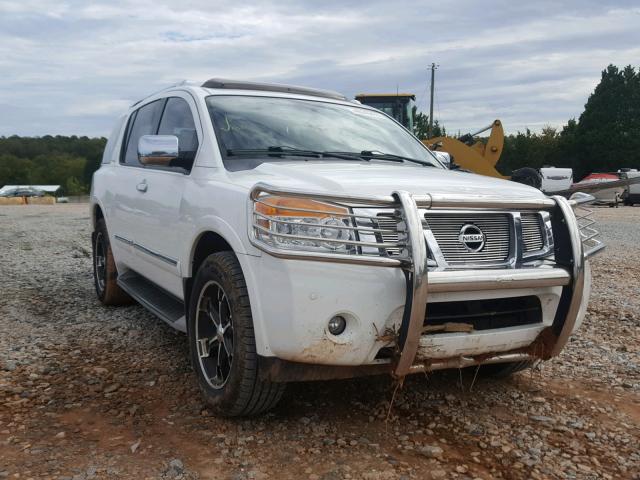 5N1BA0NE1AN601847 - 2010 NISSAN ARMADA PLA WHITE photo 1