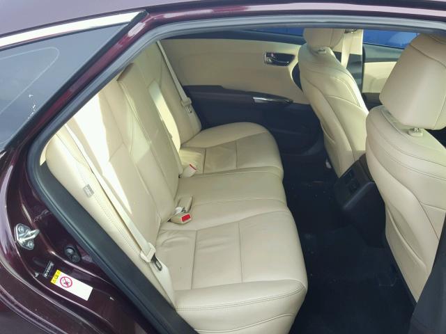 4T1BK1EB8HU248807 - 2017 TOYOTA AVALON XLE MAROON photo 6