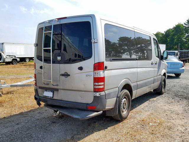 WD8PE745975214663 - 2007 DODGE SPRINTER 2 SILVER photo 4