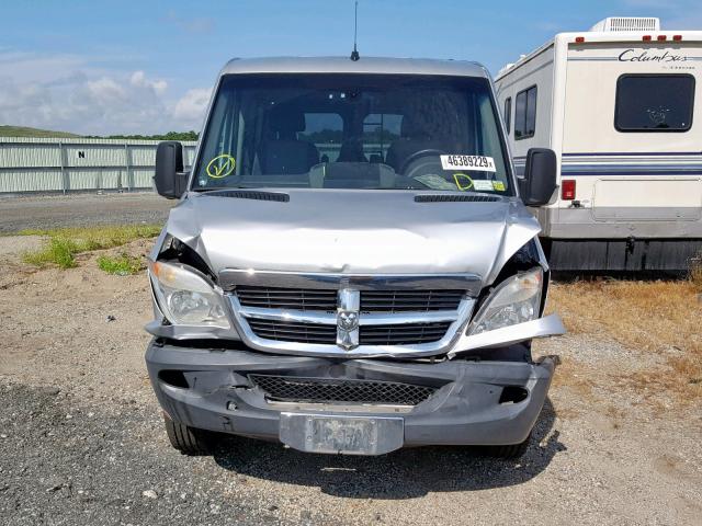 WD8PE745975214663 - 2007 DODGE SPRINTER 2 SILVER photo 9