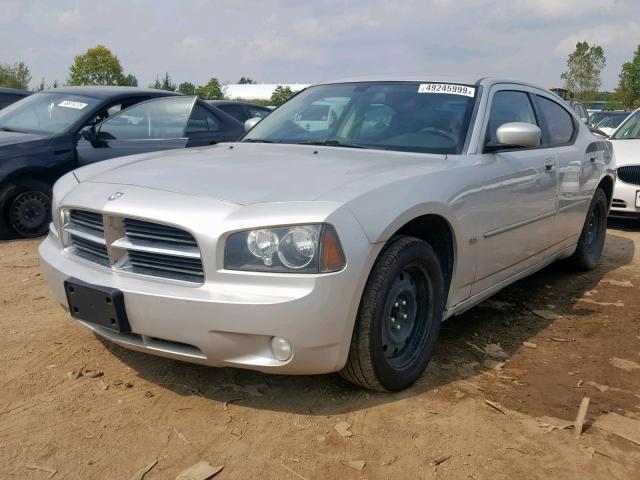 2B3CA3CV9AH196893 - 2010 DODGE CHARGER SX SILVER photo 2