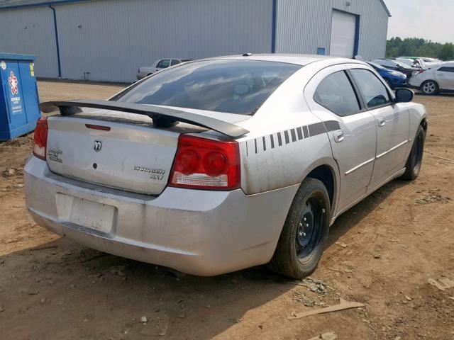 2B3CA3CV9AH196893 - 2010 DODGE CHARGER SX SILVER photo 4