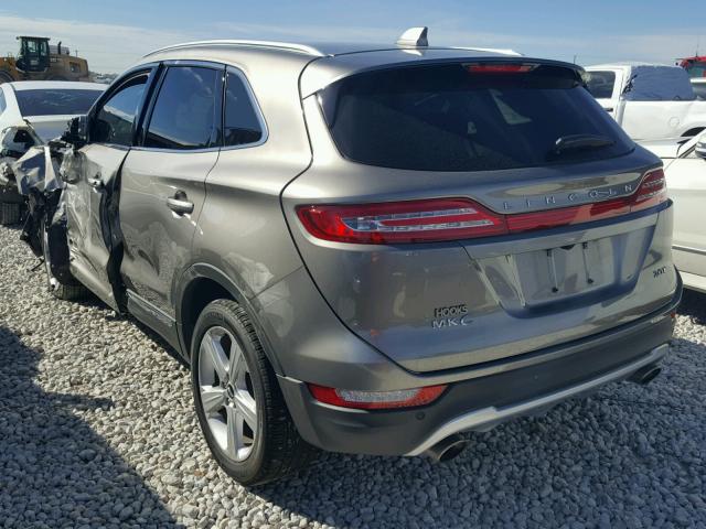 5LMCJ1C97HUL13022 - 2017 LINCOLN MKC PREMIE GRAY photo 3