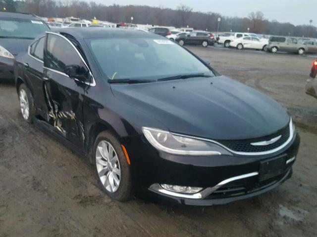 1C3CCCCB5FN573365 - 2015 CHRYSLER 200 C BLACK photo 1