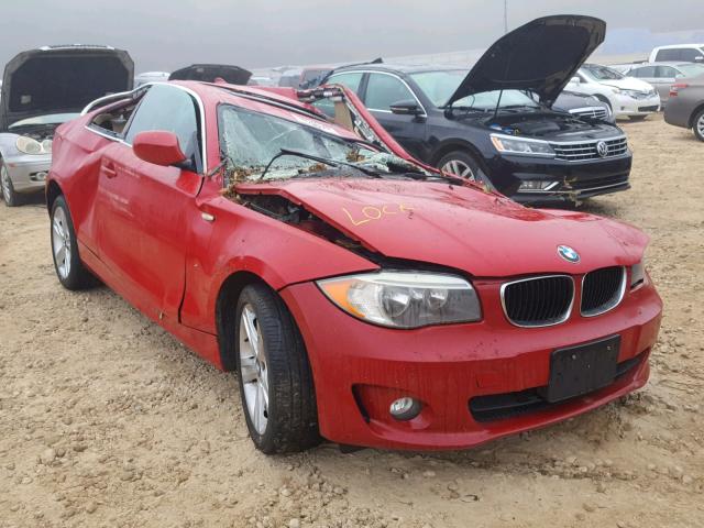 WBAUP7C57CVP23619 - 2012 BMW 128 I RED photo 1