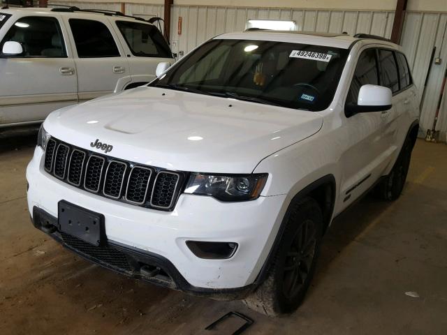 1C4RJEAG2GC352213 - 2016 JEEP GRAND CHER WHITE photo 2