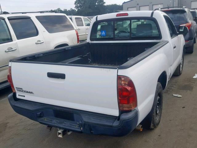 5TFNX4CN6DX019133 - 2013 TOYOTA TACOMA WHITE photo 4