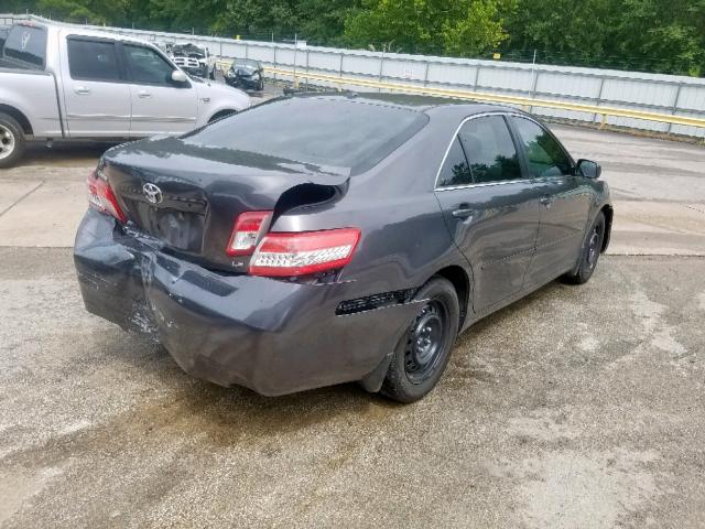 4T4BF3EK7AR070979 - 2010 TOYOTA CAMRY BASE GRAY photo 4