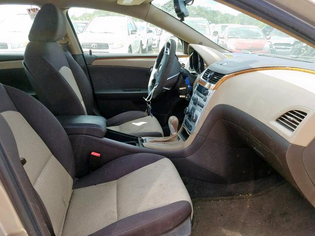1G1ZC5EB1AF274756 - 2010 CHEVROLET MALIBU 1LT TAN photo 5