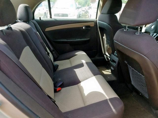 1G1ZC5EB1AF274756 - 2010 CHEVROLET MALIBU 1LT TAN photo 6
