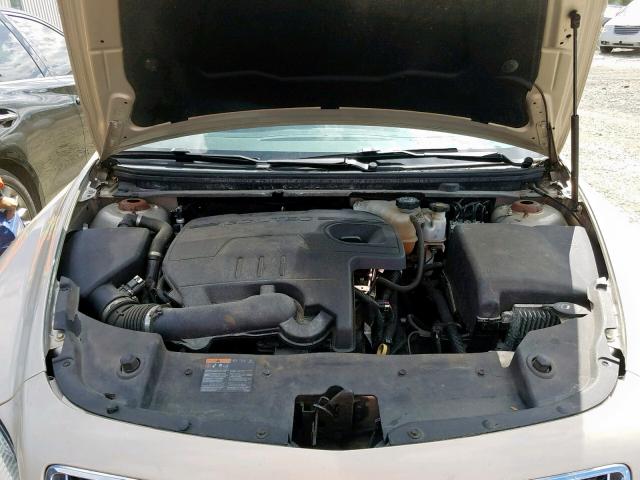 1G1ZC5EB1AF274756 - 2010 CHEVROLET MALIBU 1LT TAN photo 7