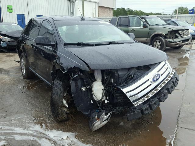 2FMDK38C87BA54307 - 2007 FORD EDGE SEL BLACK photo 1