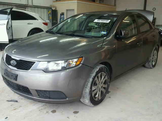 KNAFU4A26B5457551 - 2011 KIA FORTE EX GRAY photo 2