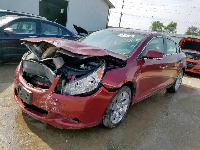 1G4GC5GG4AF257601 - 2010 BUICK LACROSSE C RED photo 2