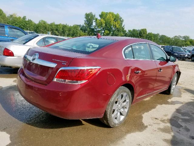 1G4GC5GG4AF257601 - 2010 BUICK LACROSSE C RED photo 4