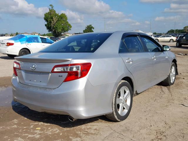 4T1BF1FKXCU202360 - 2012 TOYOTA CAMRY BASE SILVER photo 4