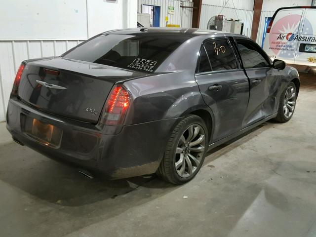 2C3CCABG4EH354826 - 2014 CHRYSLER 300 S CHARCOAL photo 4