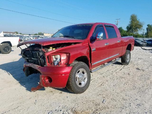 3D7KS29A98G154410 - 2008 DODGE RAM 2500 RED photo 2