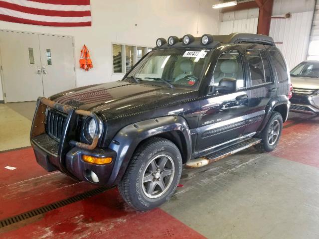 1J4GL38K63W515285 - 2003 JEEP LIBERTY RE BLACK photo 2