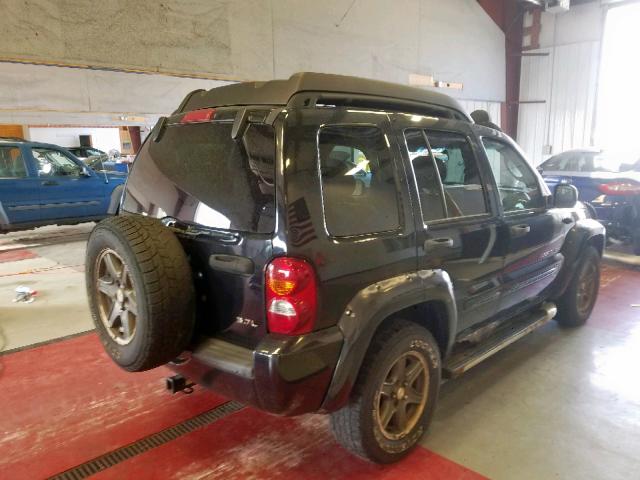 1J4GL38K63W515285 - 2003 JEEP LIBERTY RE BLACK photo 4