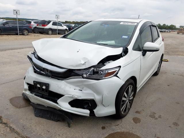 3HGGK5H02JM706963 - 2018 HONDA FIT EX WHITE photo 2