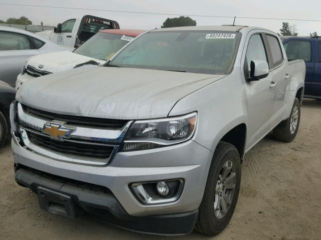 1GCGSCE38G1370503 - 2016 CHEVROLET COLORADO L SILVER photo 2