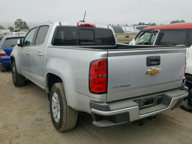 1GCGSCE38G1370503 - 2016 CHEVROLET COLORADO L SILVER photo 3