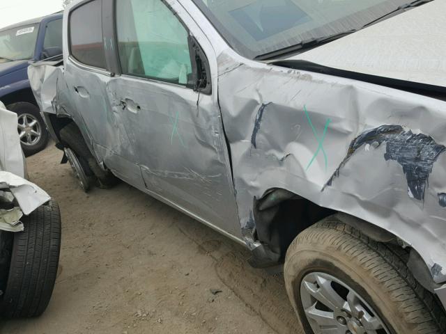 1GCGSCE38G1370503 - 2016 CHEVROLET COLORADO L SILVER photo 9