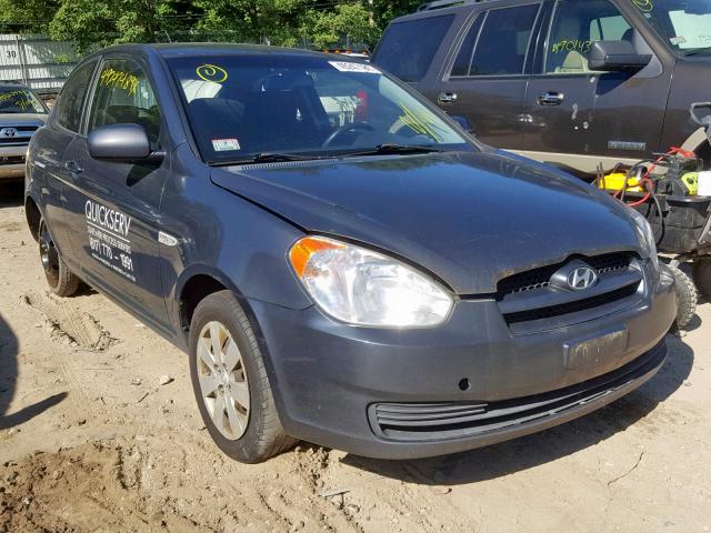 KMHCM3AC6AU185589 - 2010 HYUNDAI ACCENT BLU GRAY photo 1